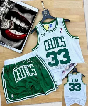 Boston Celtics Basketball Jersey Premium Quality.