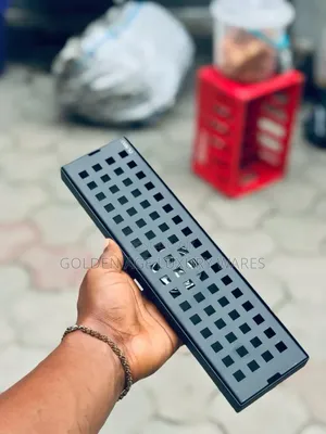 30cm Matte Black Floor Drain
