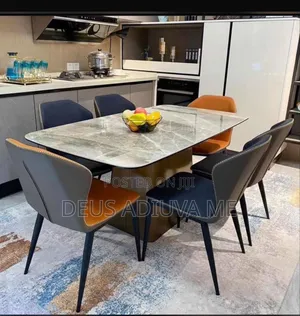 Dining Table With Leathe Chair
