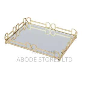 Rectangle Mirror Decorative Vanity Tray