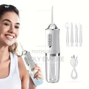 Oral Irrigator Portable Dental Water Flosser Usb Rechargeable Waterjet