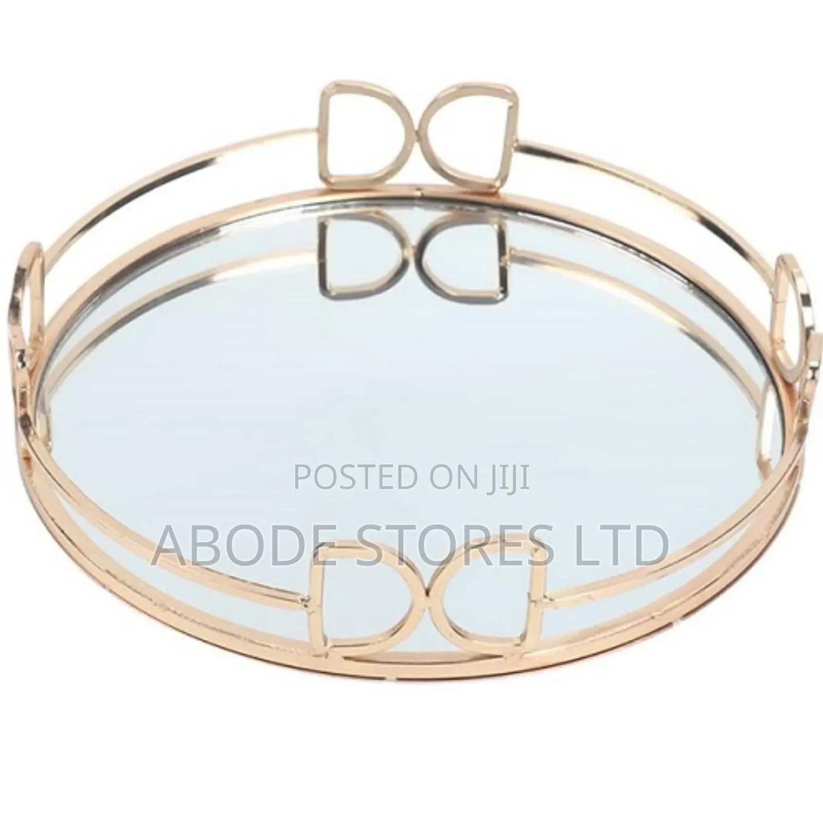 Multipurpose Gold Mirror Decorative Vanity Tray