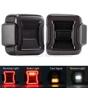 Premium Smoked LED Taillights for Jeep Wrangler JK JL