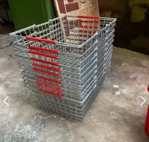 Iron Handcarry Basket , Plastic Handcarry