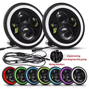 7" LED Headlights Pair for Hummer H2 H3 – Brand New
