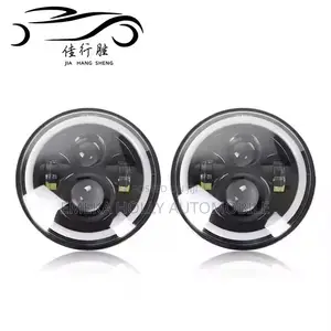 7-Inch LED Headlights With Halo DRL for Jeep Wrangler