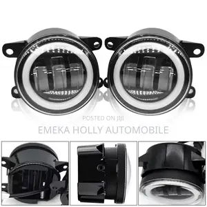 Brand New 4-Inch LED Fog Lights Pair for Jeep Wrangler JK JL
