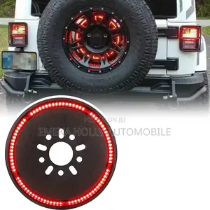 Brand New 2008-2024 Jeep Wrangler LED Spare Tire Brake Light Ring