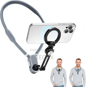 2 In 1 Magnetic Neck Mount For Phones, Camera
