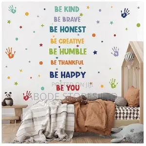 Colorful Inspirational Wall Decal - Be Brave.