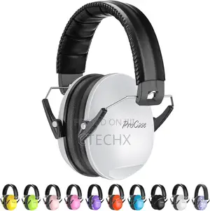 Kids Ear Defenders for Autism, Hearing Protection White