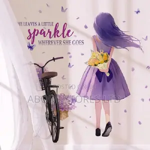 She Leaves a Lil Sparkle Decal Wall Sticker