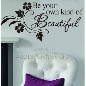 Diy Be Your Own Kind Beautiful Flower Decals Wall Sticker