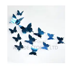 12pcs Butterfly Mirror Wall Stickers Decoration