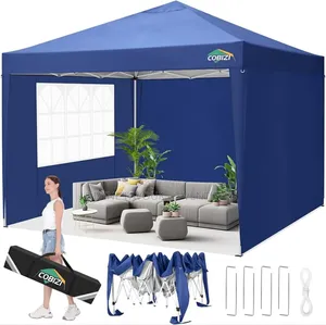 10 X 10 Foldable Canopy/ Gazebo With Side Wall