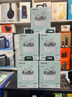 Green Lion True Wireless Earbuds Pro 3 With Built-in Microphone,