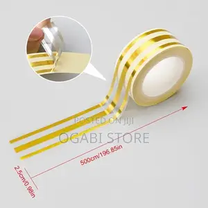 5m Gold Wall/Tiles Sticker