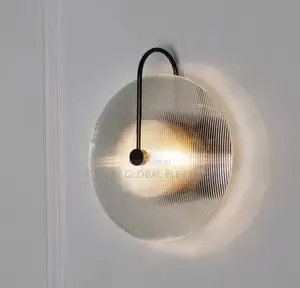 Modern Stripe Round Wall Lamp