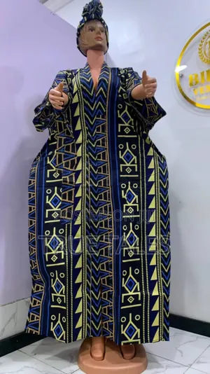 Comfortable Readymade Ankara Boubou/Abaya
