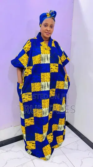 Comfortable Readymade Ankara Boubou/Abaya
