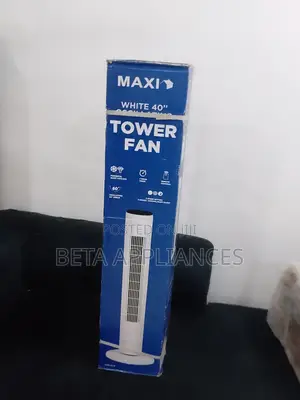 Maxi White Tower Fan – Cool Comfort for Every Room