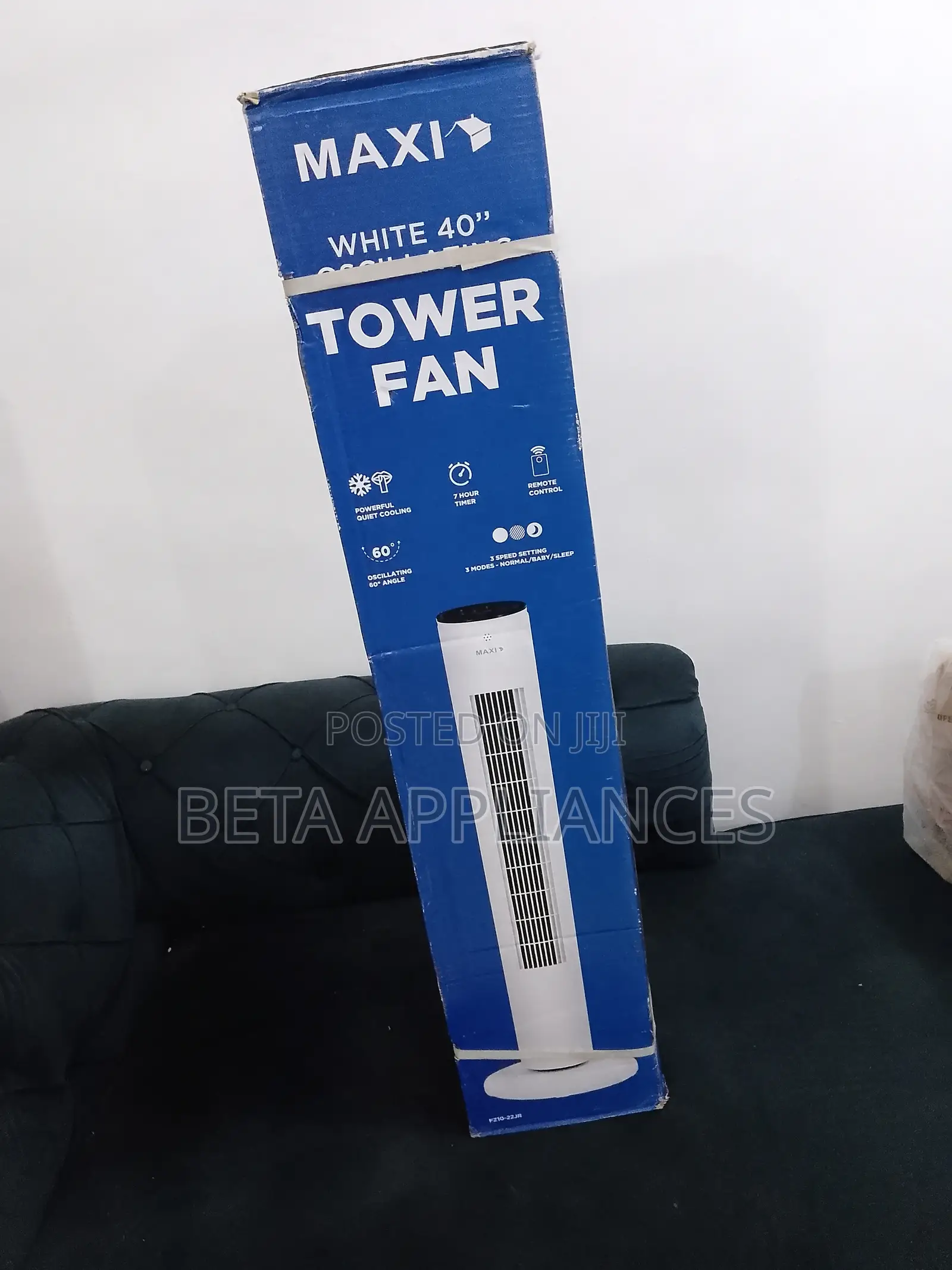 Maxi Tower Fan – Elegant Cooling Solution