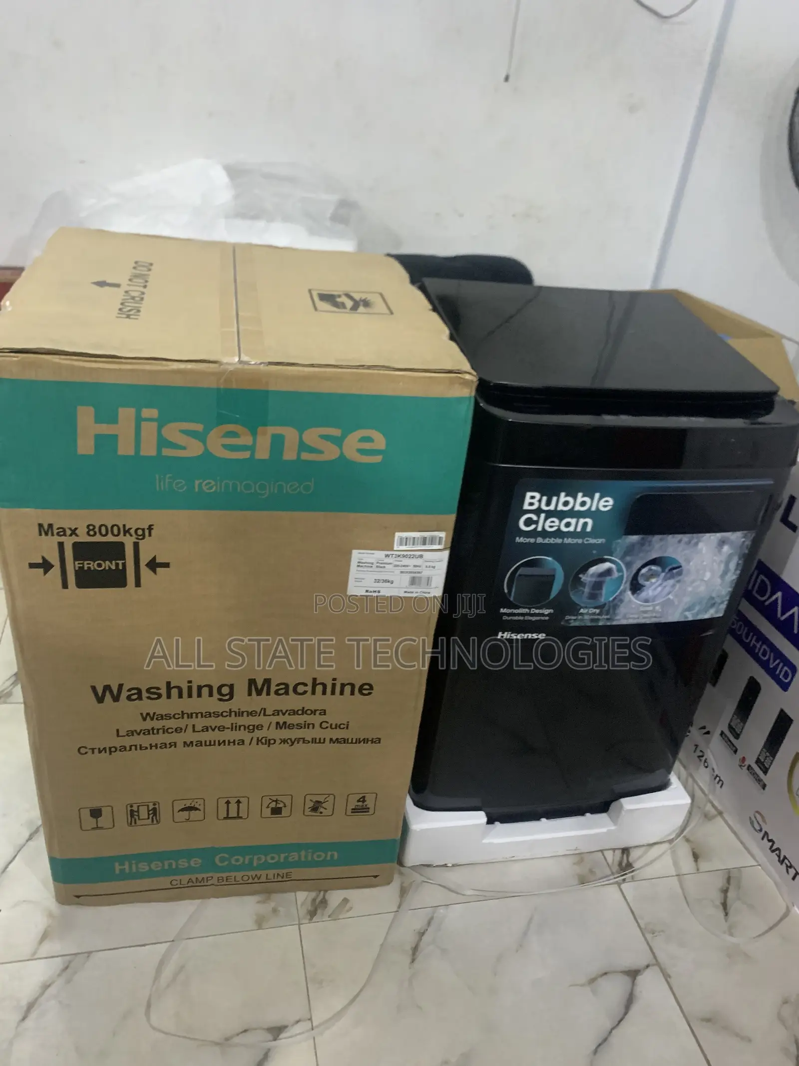 Hisense 9kg Automatic Washer – Digital Control Panel