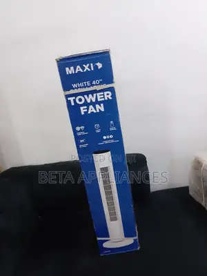 Maxi White Tower Fan – Perfect for Bedrooms and Offices