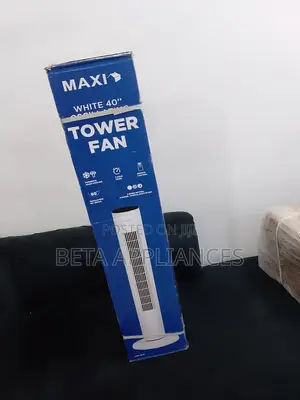 Maxi White Tower Fan – Quiet Breeze for Peaceful Nights