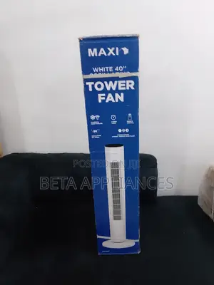 Maxi Fan – White Finish, Modern Appeal