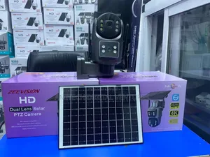 Double Lense PTZ Solar 4g Camera