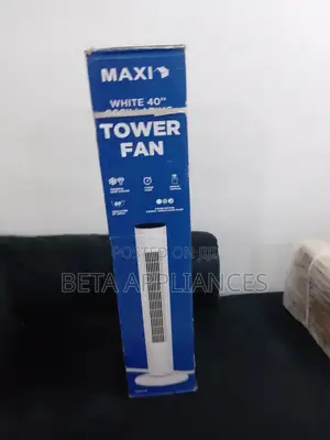 Maxi White Tower Fan – Smart Cooling Companion