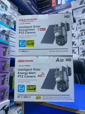 4g 6mp Solar Ubox PTZ Double Lense Camera