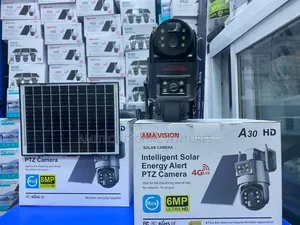 4g 6mp Solar Ubox PTZ Double Lense Camera