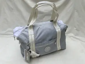 Kipling Women Gray Shoulder Tote Bag Size Large