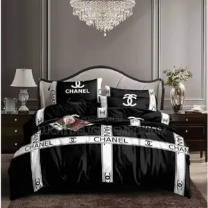 Cozy Luxury Chanel Duvet Bedsheet and Pillowcase Set