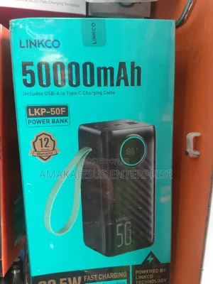 Linkco 50000mah 22.5w Fast Charging Type-C Output Powerbank