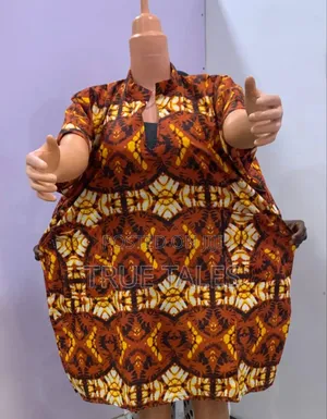 Comfortable Readymade Ankara Boubou/Abaya