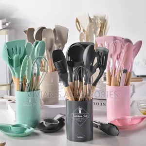 12pcs Silicone Cooking Spoon Set