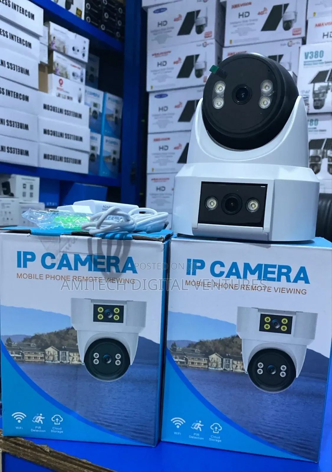 Wireless Wifi Double Lense Doom Camera