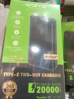 Oraimo Traveler 12 20000mah 12w Power Bank