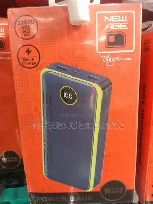 New Age 22500 Power Bank Ck20 (With Type-C Port Input Output)
