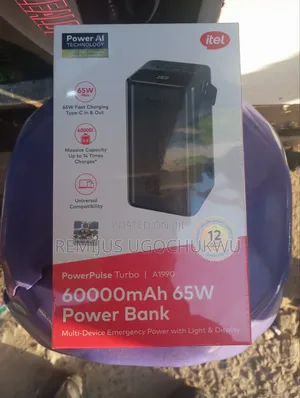Itel Laptop Power Bank 60000mah