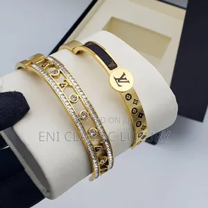 Unisex Luxury Bracelets Original Stainless Steel Louis Vuitton Well