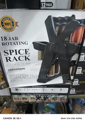 18 Jar Spice Rack