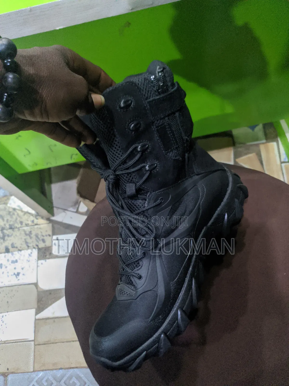 As33 Tactical Canvas Boot