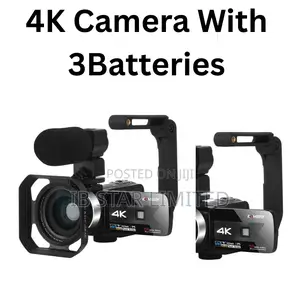 Control, View Share Shots Remotely Wi-Fi Camera With 3 Batteries