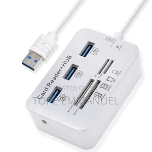 5 in 1 Card Reader Usb Hub 3.0 Adapter Otg High Speed Splitter
 