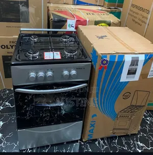 Brand New Maxi 50×50(4-Borner)All Gas Standing Cooker>Silver>Oven>>