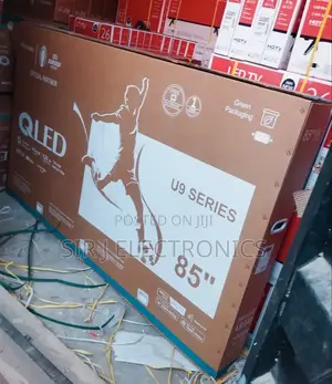 Original 85" Hisense Qled Smart 4k Uhd Tv +Netflix +Youtube +Warranty